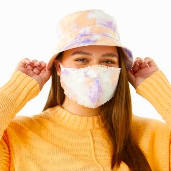 Tie Dye Bucket Hat & Mask Duo - Picture 10 of 10